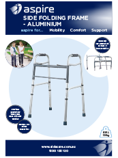 Aspire Side Folding Walker Flyer