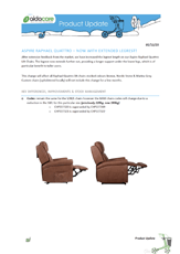 CPAB - UPDATE Aspire Raphael Chair Legrest Extension