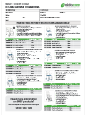 SWEP K Care Shower Commodes